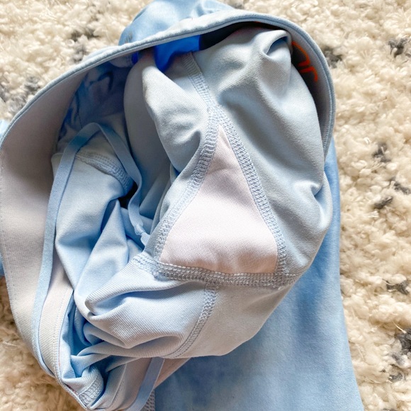 (nike) light blue tie dye crop shin length leggings - Picture 6 of 8